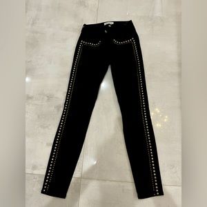 Henry and Bell size 27 black studded jeans.